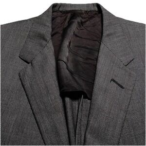 Oxxford Clothes Blazer 46R 2B 1V Renaissance XXX N2 Benjamin II Birdseye Gray